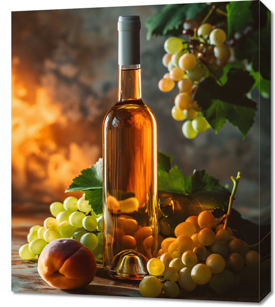 Obraz 60x70cm Bursztynowe Wino zdjęcie 1