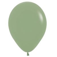 Balony lateksowe pastelowe zielony eukaliptus, 30 cm 50 szt.