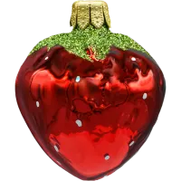 Bombka choinkowa szklana: Truskaweczka