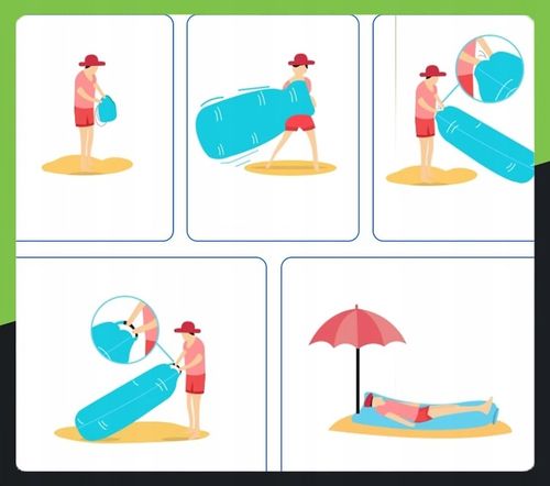 LAZY BAG Air Sofa DMUCHANA Leżak Materac Fotel Materiał Ripstop ZAGŁÓWEK na Arena.pl