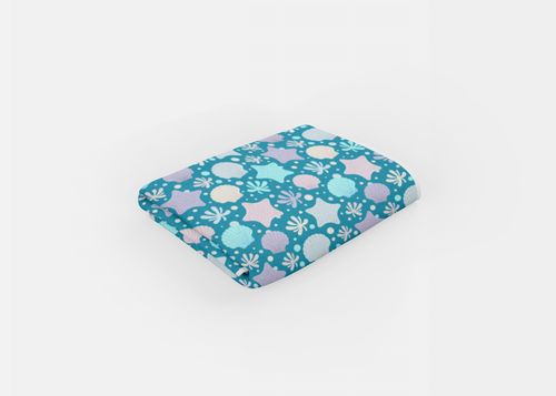 RĘCZNIK Muszle i rozgwiazdy z twoim dowolnym tekstem 130x70cm 050E na Arena.pl