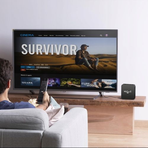 SMART TV BOX 8GB MXQ PRO 4K DEKODER Android 11.1 WIFI MULTIMEDIA + na Arena.pl