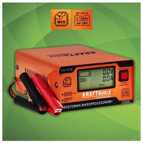 prostownik mikroprocesorowy 10amp 12/24v na Arena.pl