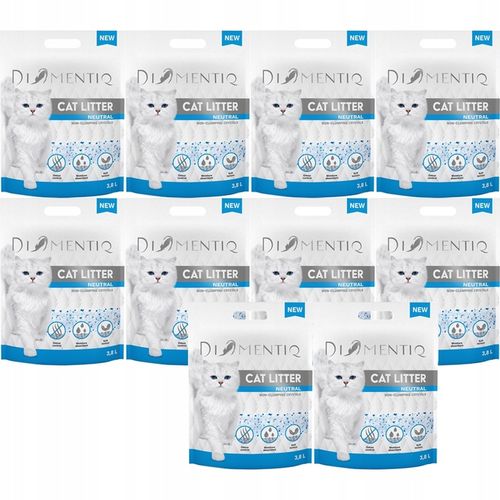 Żwirek silikonowy dla kota Neutral DIAMENTIQ 10x3,8L na Arena.pl