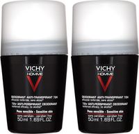 ANTYPERSPIRANT W KULCE VICHY HOMME Dla Mężczyzn Ochrona 72h 50ml x2