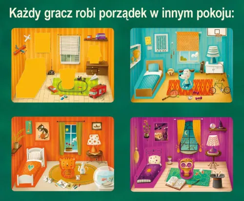 Potworne porządki Edukacyjna gra planszowa o robieniu porządków dla dzieci na Arena.pl