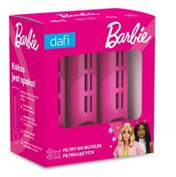 3 szt. Filtr wkład do buteleki filtrującej Dafi Soft i Solid BARBIE Róż