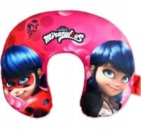 Poduszka podróżna rogal zagłówek na szyję Biedronka Miraculous LADYBUG