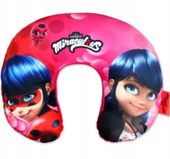 Poduszka podróżna rogal zagłówek na szyję Biedronka Miraculous LADYBUG
