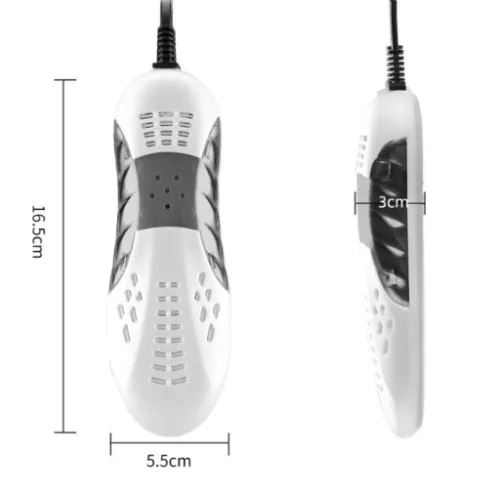 SUSZARKA DO BUTÓW I RĘKAWICZEK ELEKTRYCZNA UV OSUSZACZ BIAŁO-CZARNA 20W na Arena.pl