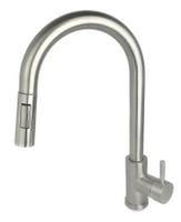 AFINO Bateria kuchenna z wyciąganą wylewką INOX