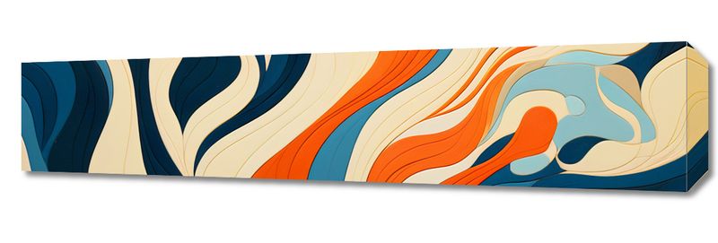 Obraz 90x20cm Oceaniczne Fale zdjęcie 1