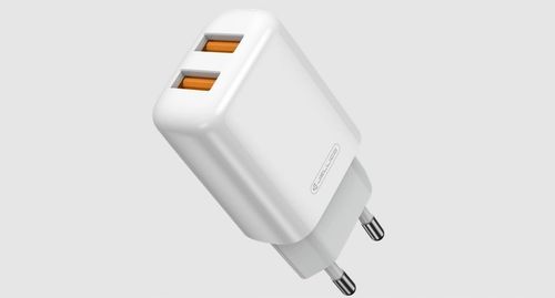 JELLICO| SZYBKA ŁADOWARKA 2x USB 2.4A + KABEL USB/TYPE-C 1-METR na Arena.pl