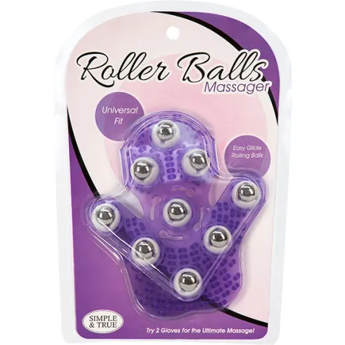 Masażer - PowerBullet Roller Balls Purple na Arena.pl