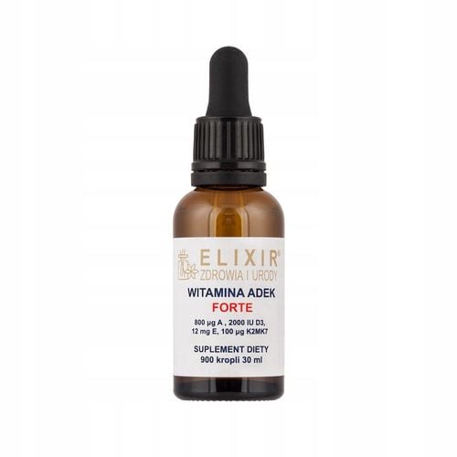WITAMINA ADEK FORTE A D3 E K2 MK-7 30ml 900 KROPLI na Arena.pl