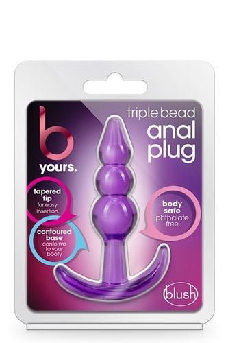 b yours triple bead anal plug purple na Arena.pl