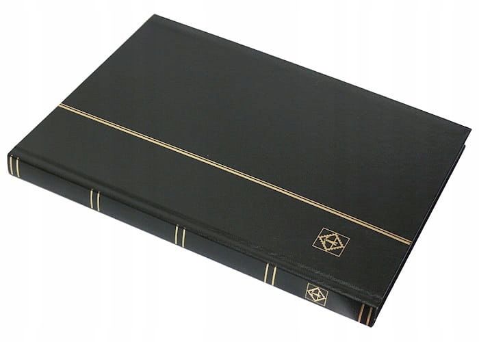 Leuchtturm klaser na znaczki 32 czarne strony,czarny Basic zdjęcie 2
