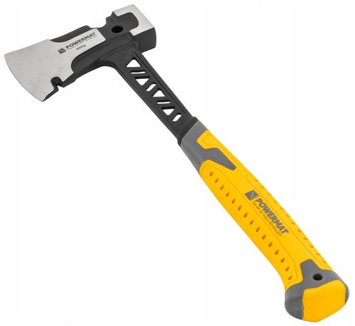 SIEKIERA CIESIELSKA 3W1 KUTA HARTOWANA STAL MŁOTEK KLUCZ MONOBLOK 910G na Arena.pl