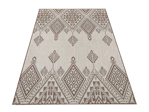 Dywan sznurkowy dwustronny ZARA 13 brązowy 80 x 150 cm brązowy na Arena.pl