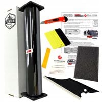 Folia Do Przyciemniania Szyb Termokurczliwa 95% Black Premium 100x300 cm