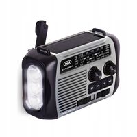 RADIO LATARKA POWERBANK 3w1 AKUMULATOR-BATERIE SOLARNE + DYNAMO bluetooth