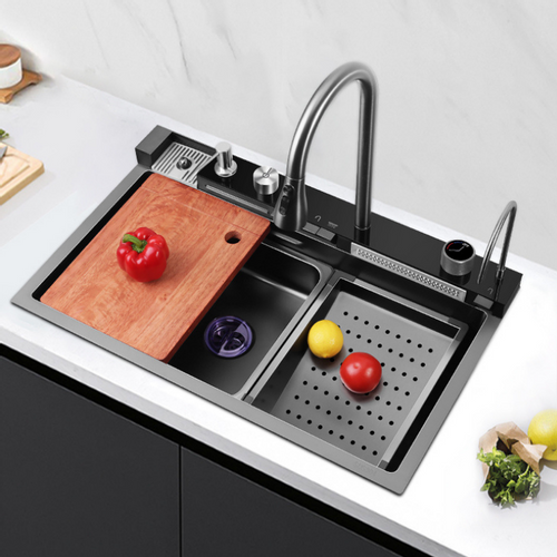 ZLEWOZMYWAK CYFROWY ZLEW KUCHENNY JEDNOKOMOROWY ZE STALI +GRATIS na Arena.pl