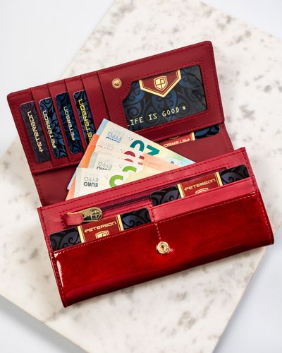 portfel damski skórzany ptn ph27-1-saf-1963 red na Arena.pl