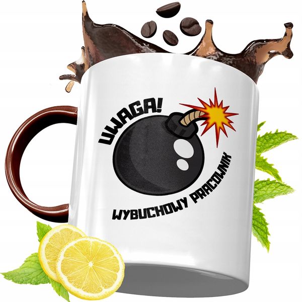 Kubek Bordowy Dla Pracownika Na Urodziny Prezent Z Nadrukiem Ze Zdjęciem zdjęcie 1