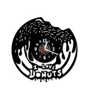 Zegar ścienny z płyty winylowej 230.13 Donat