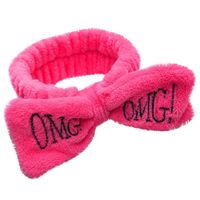 Opaska kosmetyczna różowa OMG