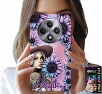 ETUI DO OPPO RENO12 F / 12FS 5G - KOBIETA W SŁONECZNIKACH, KOBIECE WZORY