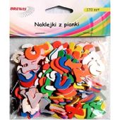 NAKLEJKI Z PIANKI PVC22 BREWIS LITERKI I CYFERKI