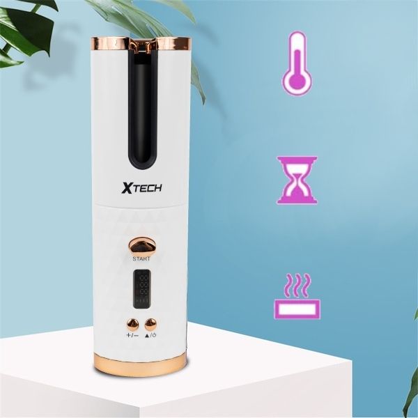 LOKÓWKA DO WŁOSÓW AUTOMATYCZNA CERAMICZNA LCD CURL BIAŁA XTECH zdjęcie 3