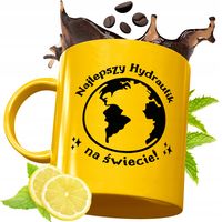 Złoty Kubek Premium Dla Hydraulika Prezent Z Nadrukiem Ze Zdjęciem