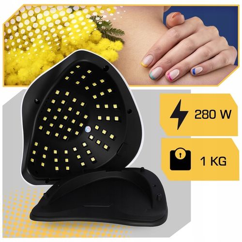 Mocna Lampa Do Paznokci Hybryd Żeli UV LED Sun x10 Max LCD Z Rączką na Arena.pl