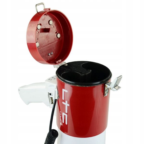 Profesjonalny MEGAFON 50W USB SD MP3 akumulator zdjęcie 6