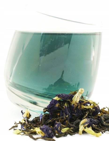 BŁĘKITNA LAGUNA 100 g herbata biała i niebieska z bławatkiem zdjęcie 1