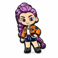 Rumi | 3 cm | Metal Emalia | Przypinka Anime | K-Pop Demon Hunter