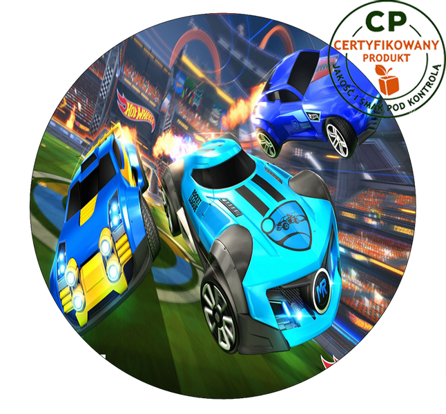 Opłatek na tort Hot Wheels zdjęcie 1