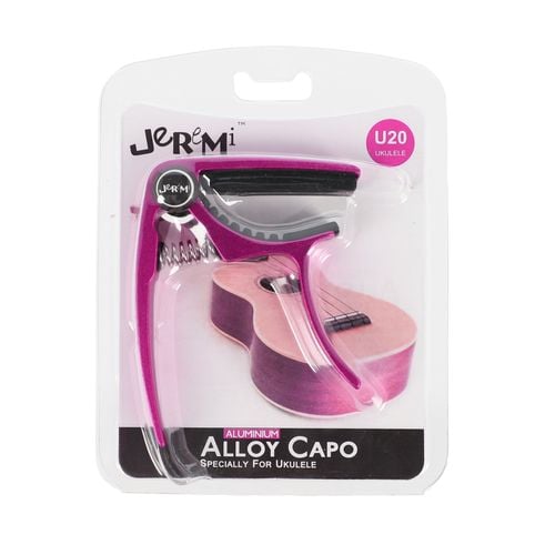 Kapodaster ukulele banjo JEREMI U20 Różowy na Arena.pl