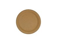 talerze papierowe eco brązowe 18cm 50szt  01-21