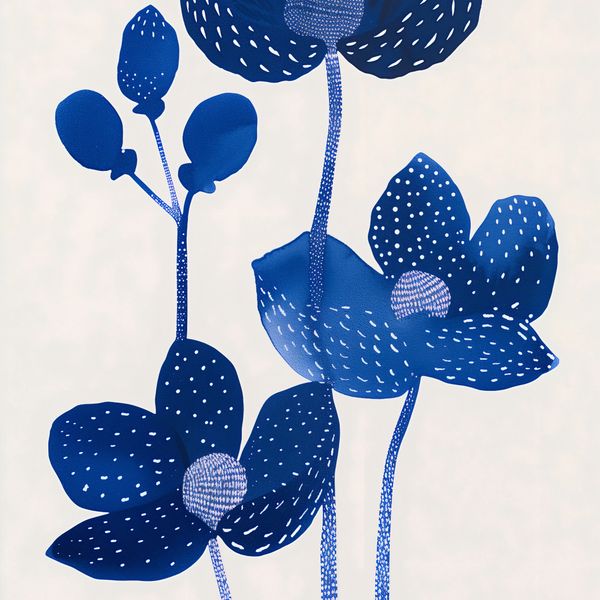 Plakat 50x50cm Nocne Kwiaty zdjęcie 1