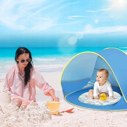 NAMIOT PLAŻOWY Z BASENEM PARAWAN SAMOROZKŁADAJĄCY DO OGRODU NA PLAŻĘ na Arena.pl