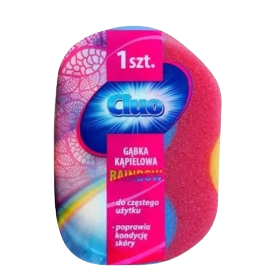 Cluo Gąbka do kąpieli Rainbow Tęcza - 1 szt zdjęcie 1
