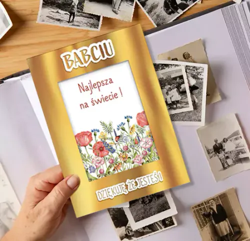Karnet, Ramka Na Zdjęcie Dla Babci, Las na Arena.pl