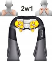 Masażer Karku Szyi Pleców Ciała Shiatsu z Ostukiwaniem Pas Masujący 2w1