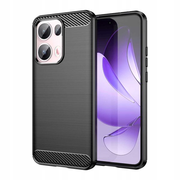 Spacecase Carbon Oppo Reno13 Pro 5G Black zdjęcie 2