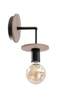 Kinkiet 1xE27 SATURN NATURAL/BLACK