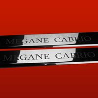 Listwa progowa RENAULT MEGANE MK3 CABRIO Stal nierdzewna 304 połysk 2szt