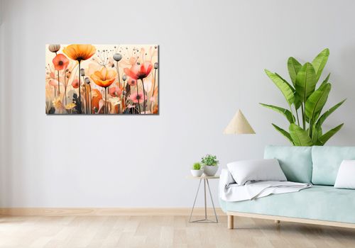 Obraz 100x60cm Taneczne Maki na Arena.pl